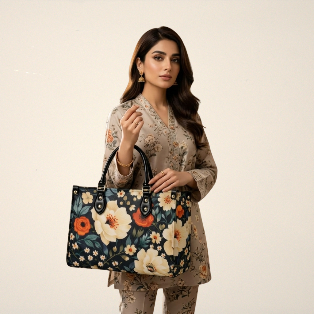 Premium Canvas Tote Bag for Ladies – Stylish Shoulder & Hand Carry Handbag